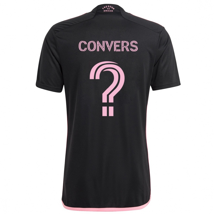 Vaikiškas Joseph Convers #0 Juoda Išvykos Marškinėliai 2024/25 T-Shirt