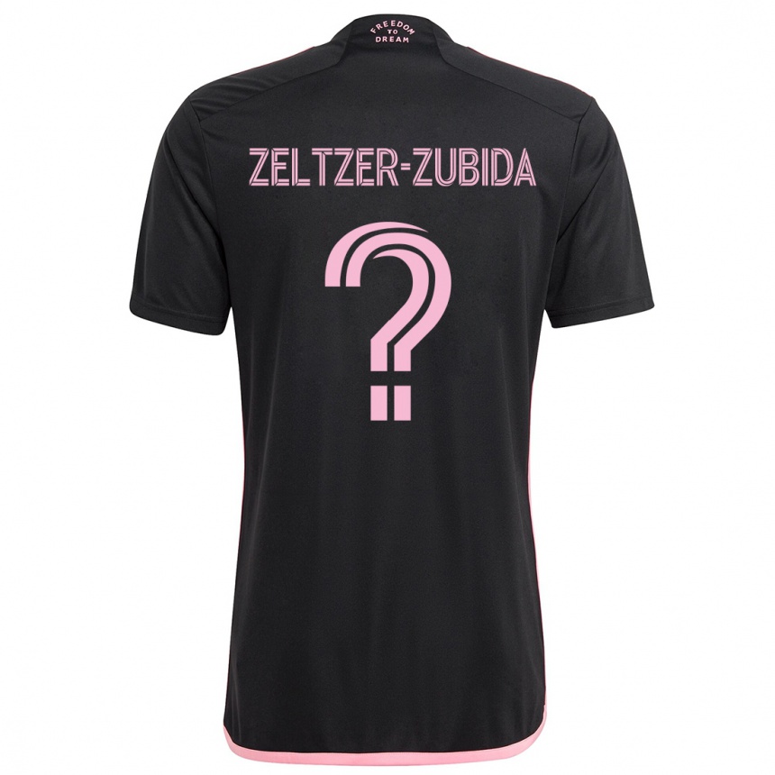 Vaikiškas Idoh Zeltzer-Zubida #0 Juoda Išvykos Marškinėliai 2024/25 T-Shirt