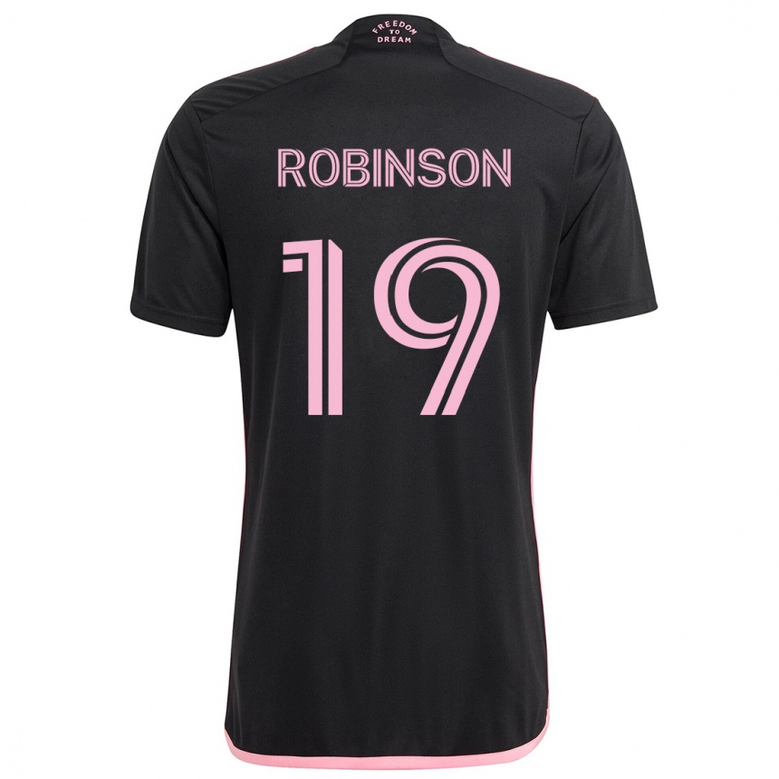 Vaikiškas Robbie Robinson #19 Juoda Išvykos Marškinėliai 2024/25 T-Shirt