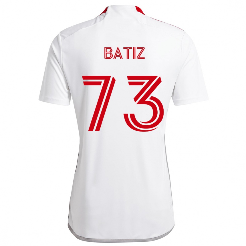 Vaikiškas Jesus Batiz #73 Balta Raudona Išvykos Marškinėliai 2024/25 T-Shirt