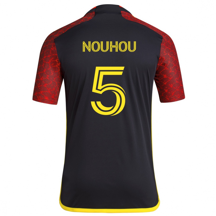 Vaikiškas Nouhou #5 Raudona Juoda Išvykos Marškinėliai 2024/25 T-Shirt