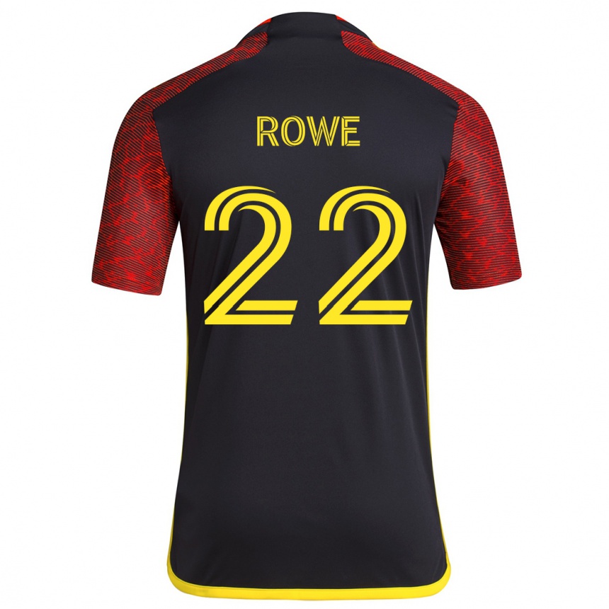 Vaikiškas Kelyn Rowe #22 Raudona Juoda Išvykos Marškinėliai 2024/25 T-Shirt