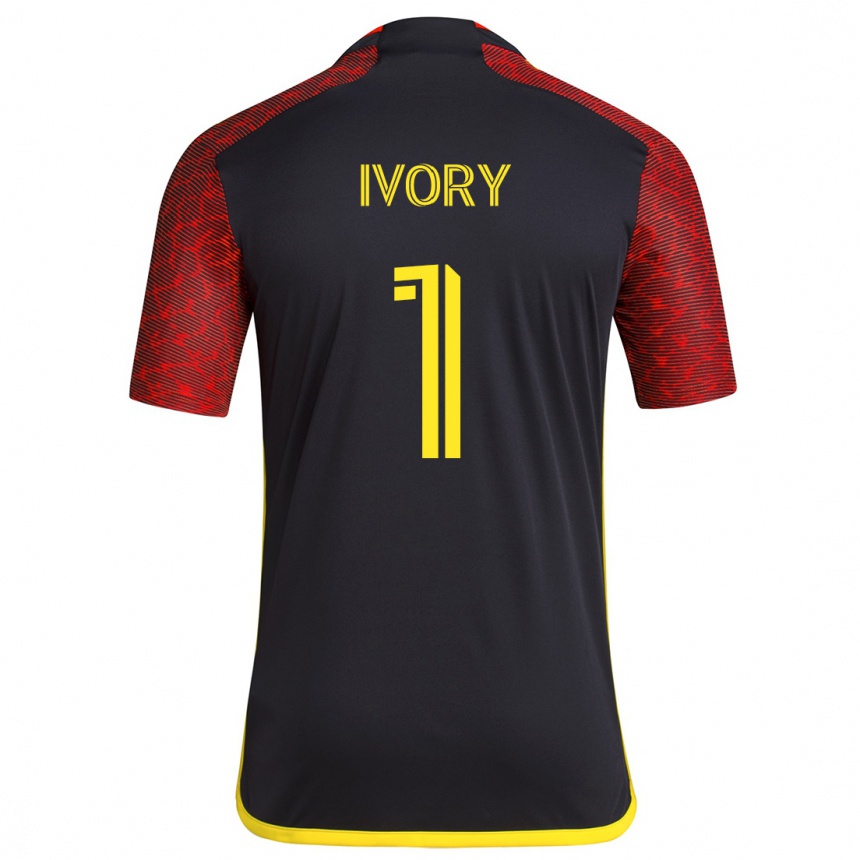 Vaikiškas Laurel Ivory #1 Raudona Juoda Išvykos Marškinėliai 2024/25 T-Shirt