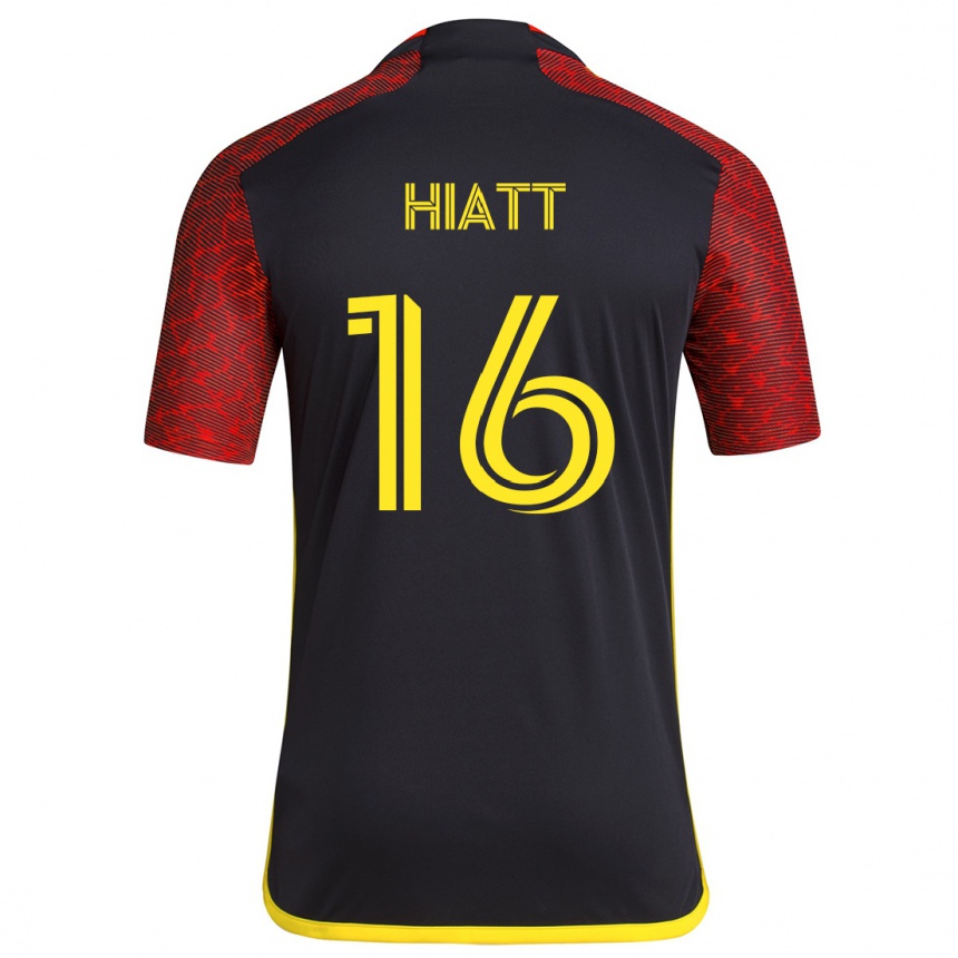 Vaikiškas Samantha Hiatt #16 Raudona Juoda Išvykos Marškinėliai 2024/25 T-Shirt