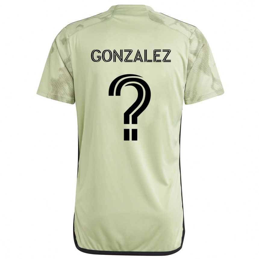 Vaikiškas Mario González #0 Šviesiai Žalia Išvykos Marškinėliai 2024/25 T-Shirt