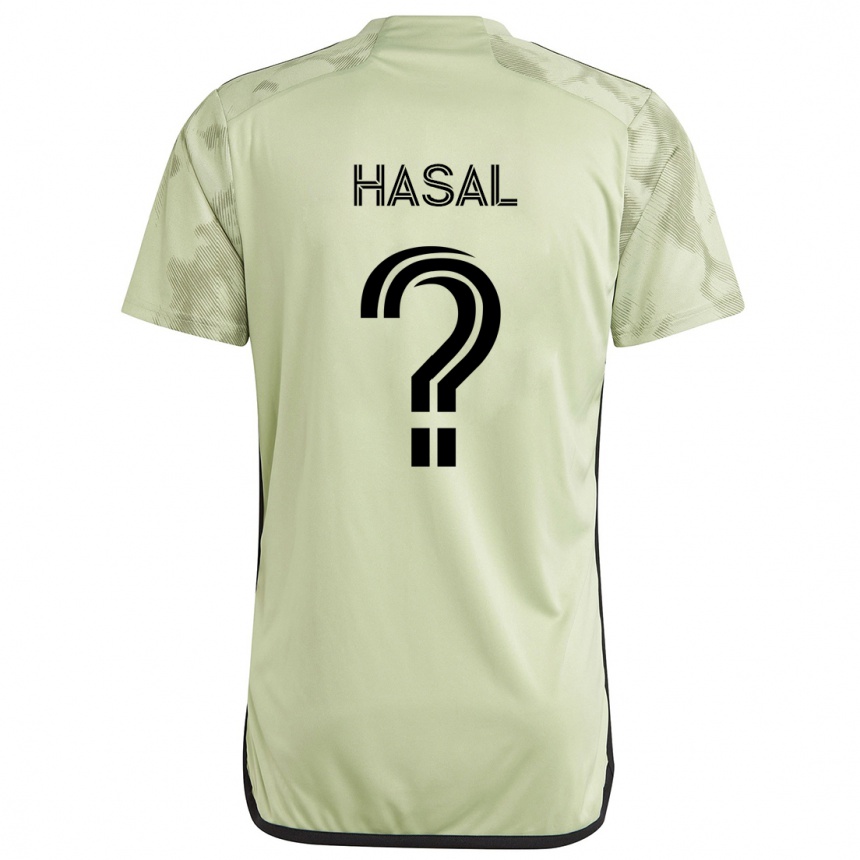 Vaikiškas Thomas Hasal #0 Šviesiai Žalia Išvykos Marškinėliai 2024/25 T-Shirt