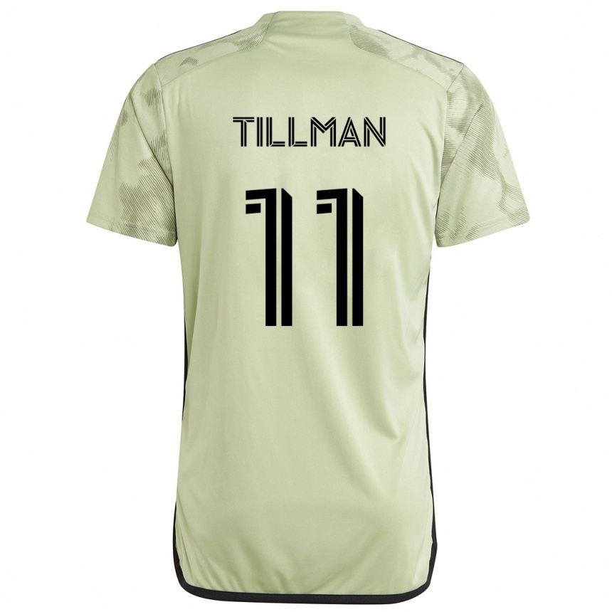 Vaikiškas Timothy Tillman #11 Šviesiai Žalia Išvykos Marškinėliai 2024/25 T-Shirt