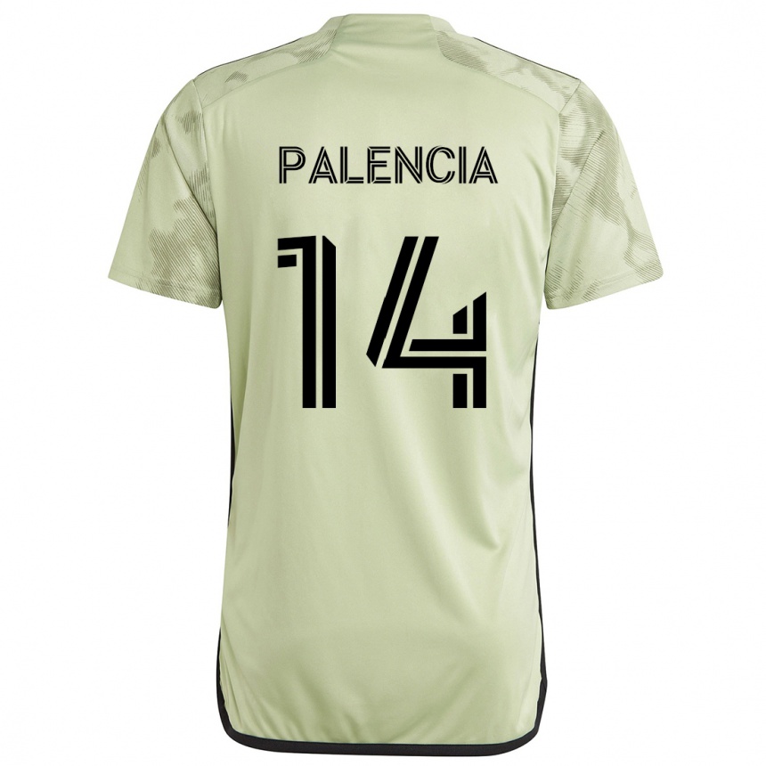 Vaikiškas Sergi Palencia #14 Šviesiai Žalia Išvykos Marškinėliai 2024/25 T-Shirt