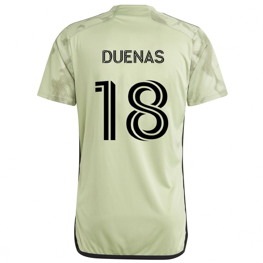 Vaikiškas Érik Dueñas #18 Šviesiai Žalia Išvykos Marškinėliai 2024/25 T-Shirt