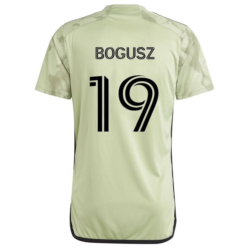 Vaikiškas Mateusz Bogusz #19 Šviesiai Žalia Išvykos Marškinėliai 2024/25 T-Shirt