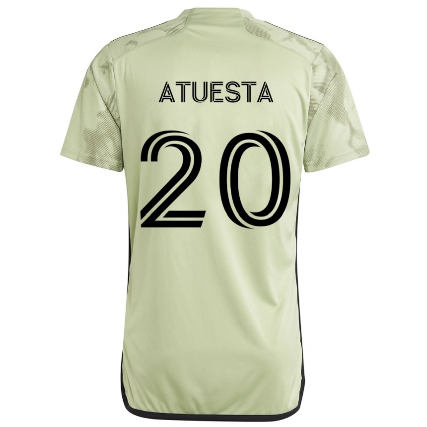 Vaikiškas Eduard Atuesta #20 Šviesiai Žalia Išvykos Marškinėliai 2024/25 T-Shirt