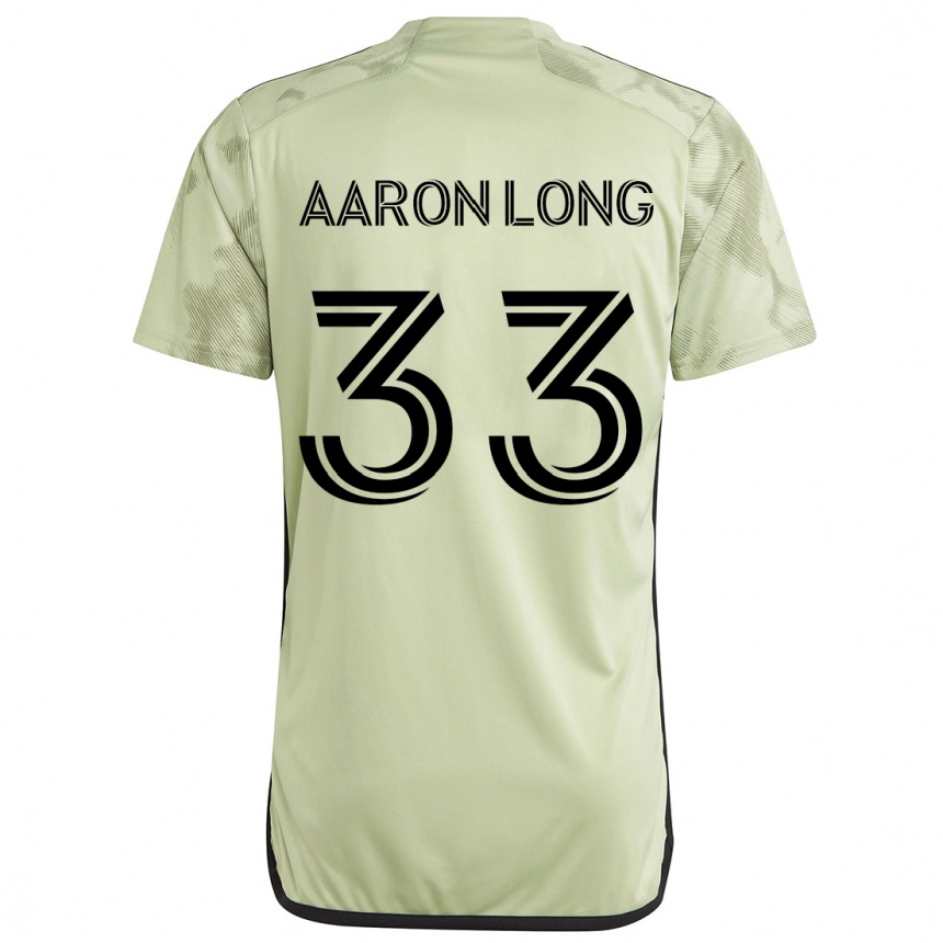 Vaikiškas Aaron Long #33 Šviesiai Žalia Išvykos Marškinėliai 2024/25 T-Shirt