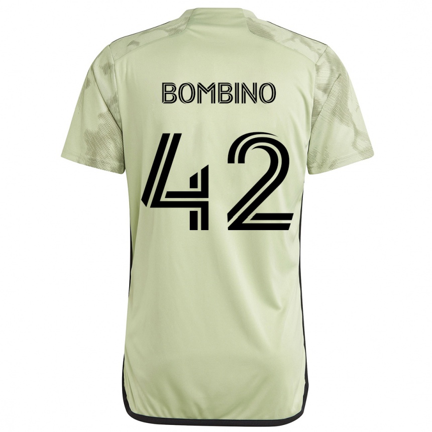 Vaikiškas Luca Bombino #42 Šviesiai Žalia Išvykos Marškinėliai 2024/25 T-Shirt