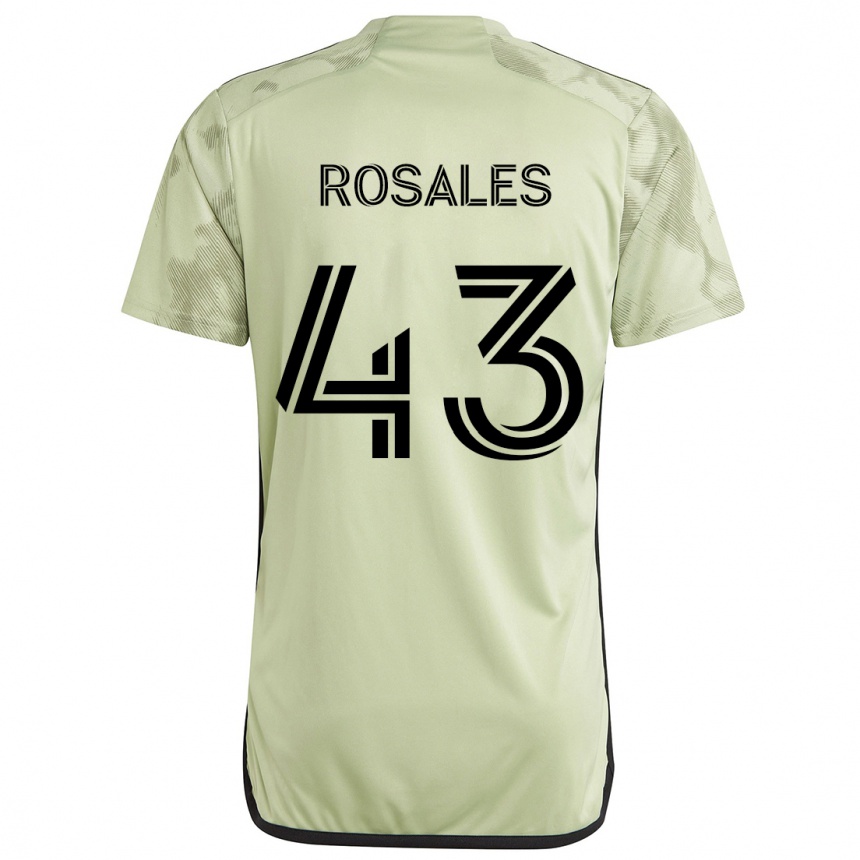 Vaikiškas Diego Rosales #43 Šviesiai Žalia Išvykos Marškinėliai 2024/25 T-Shirt