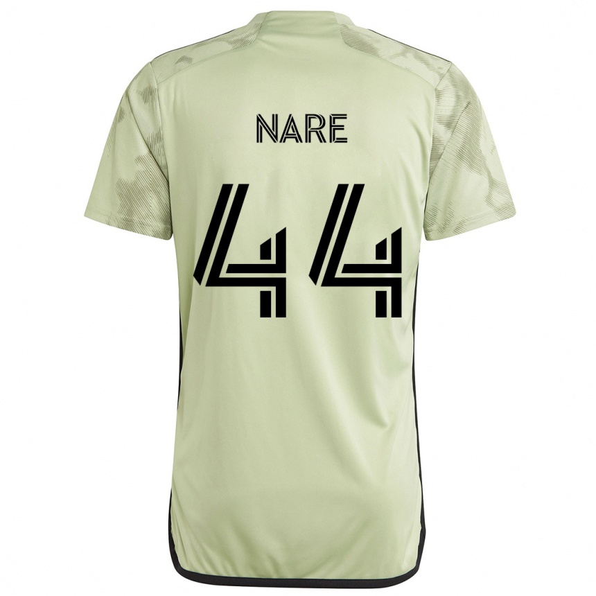 Vaikiškas Thabo Nare #44 Šviesiai Žalia Išvykos Marškinėliai 2024/25 T-Shirt