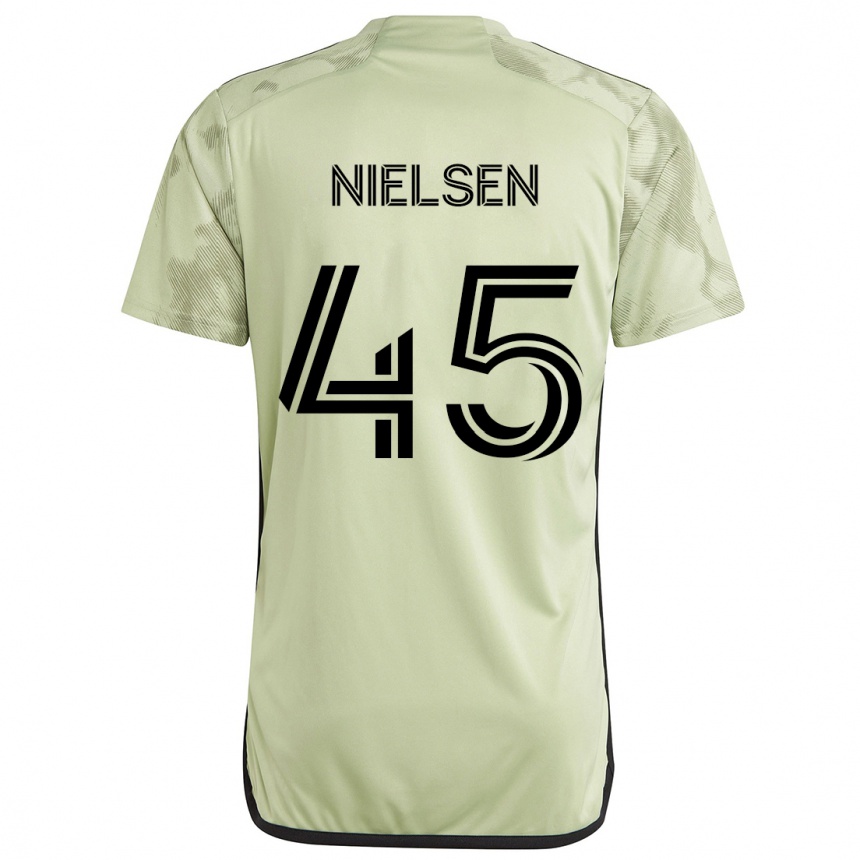 Vaikiškas Kenny Nielsen #45 Šviesiai Žalia Išvykos Marškinėliai 2024/25 T-Shirt