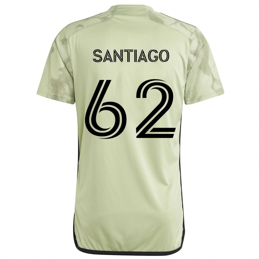 Vaikiškas Joshua Santiago #62 Šviesiai Žalia Išvykos Marškinėliai 2024/25 T-Shirt