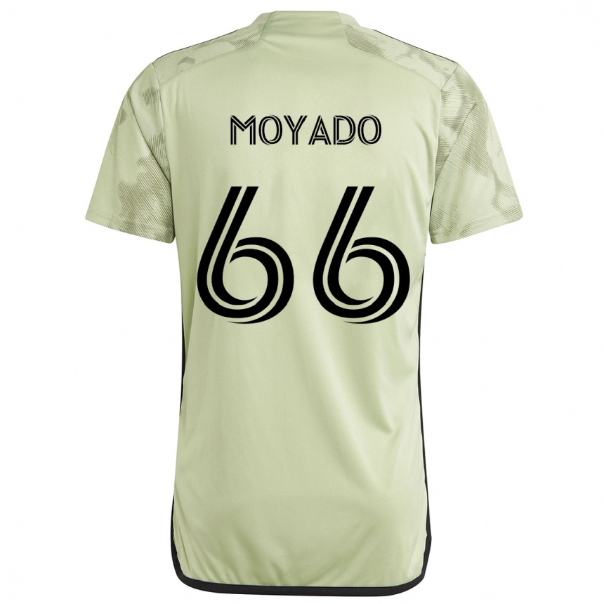 Vaikiškas Bryan Moyado #66 Šviesiai Žalia Išvykos Marškinėliai 2024/25 T-Shirt