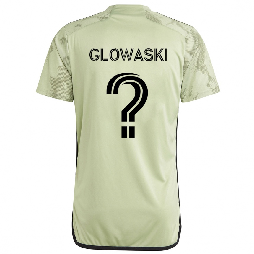 Vaikiškas Dylan Glowaski #0 Šviesiai Žalia Išvykos Marškinėliai 2024/25 T-Shirt