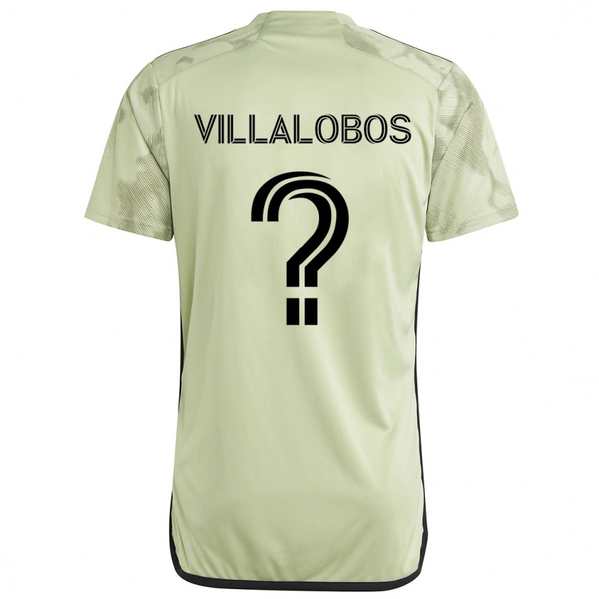 Vaikiškas Kristian Villalobos #0 Šviesiai Žalia Išvykos Marškinėliai 2024/25 T-Shirt