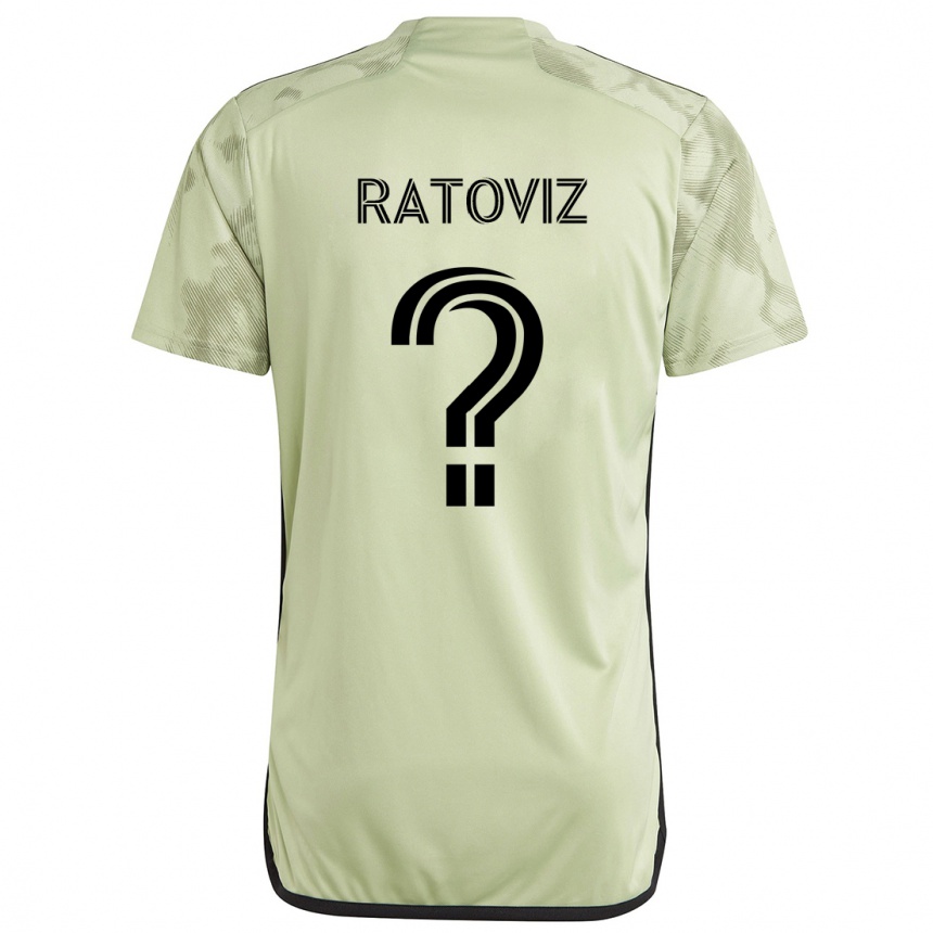 Vaikiškas Tamir Ratoviz #0 Šviesiai Žalia Išvykos Marškinėliai 2024/25 T-Shirt