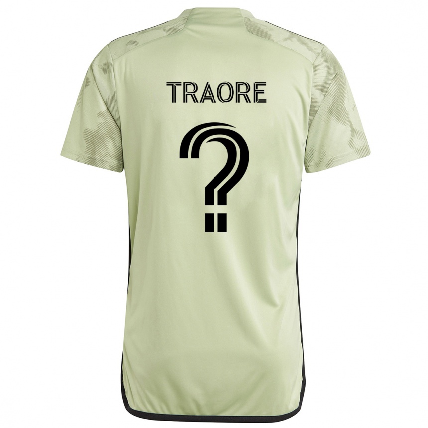 Vaikiškas Mohamed Traore #0 Šviesiai Žalia Išvykos Marškinėliai 2024/25 T-Shirt