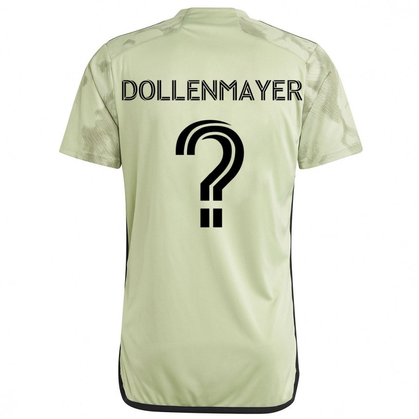 Vaikiškas Noah Dollenmayer #0 Šviesiai Žalia Išvykos Marškinėliai 2024/25 T-Shirt