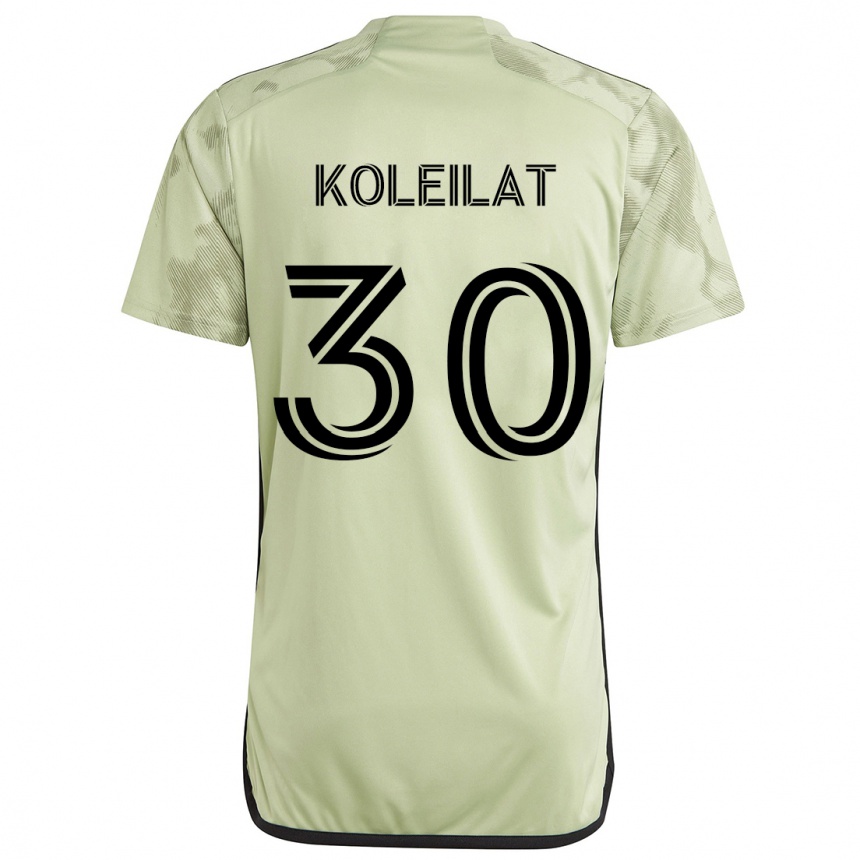 Vaikiškas Jassem Koleilat #30 Šviesiai Žalia Išvykos Marškinėliai 2024/25 T-Shirt