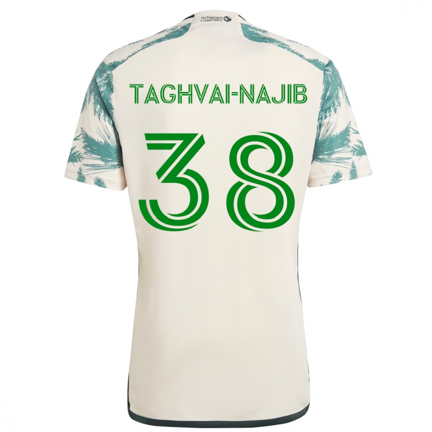 Vaikiškas Braxton Taghvai-Najib #38 Smėlio Ruda Išvykos Marškinėliai 2024/25 T-Shirt