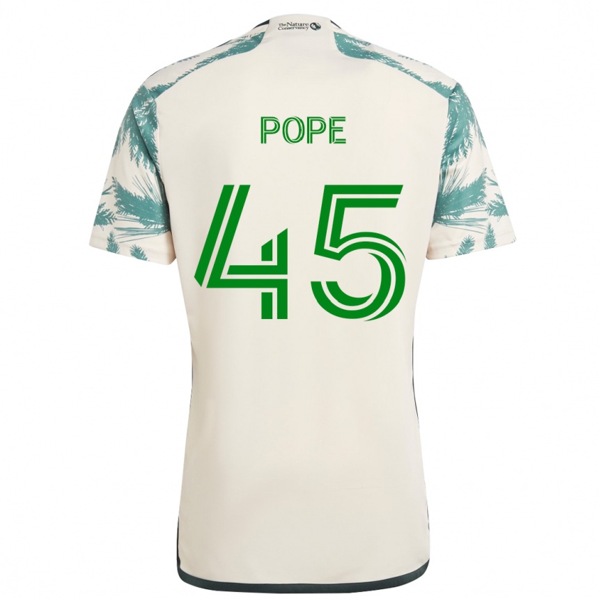 Vaikiškas Blake Pope #45 Smėlio Ruda Išvykos Marškinėliai 2024/25 T-Shirt