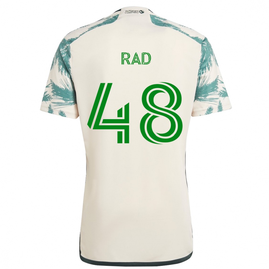 Vaikiškas Kaveh Rad #48 Smėlio Ruda Išvykos Marškinėliai 2024/25 T-Shirt