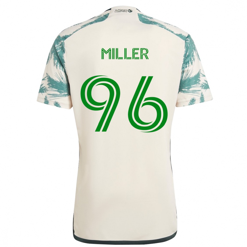 Vaikiškas Carver Miller #96 Smėlio Ruda Išvykos Marškinėliai 2024/25 T-Shirt