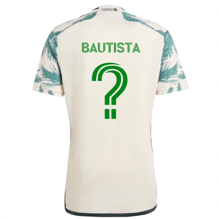 Vaikiškas Ricardo Bautista #0 Smėlio Ruda Išvykos Marškinėliai 2024/25 T-Shirt