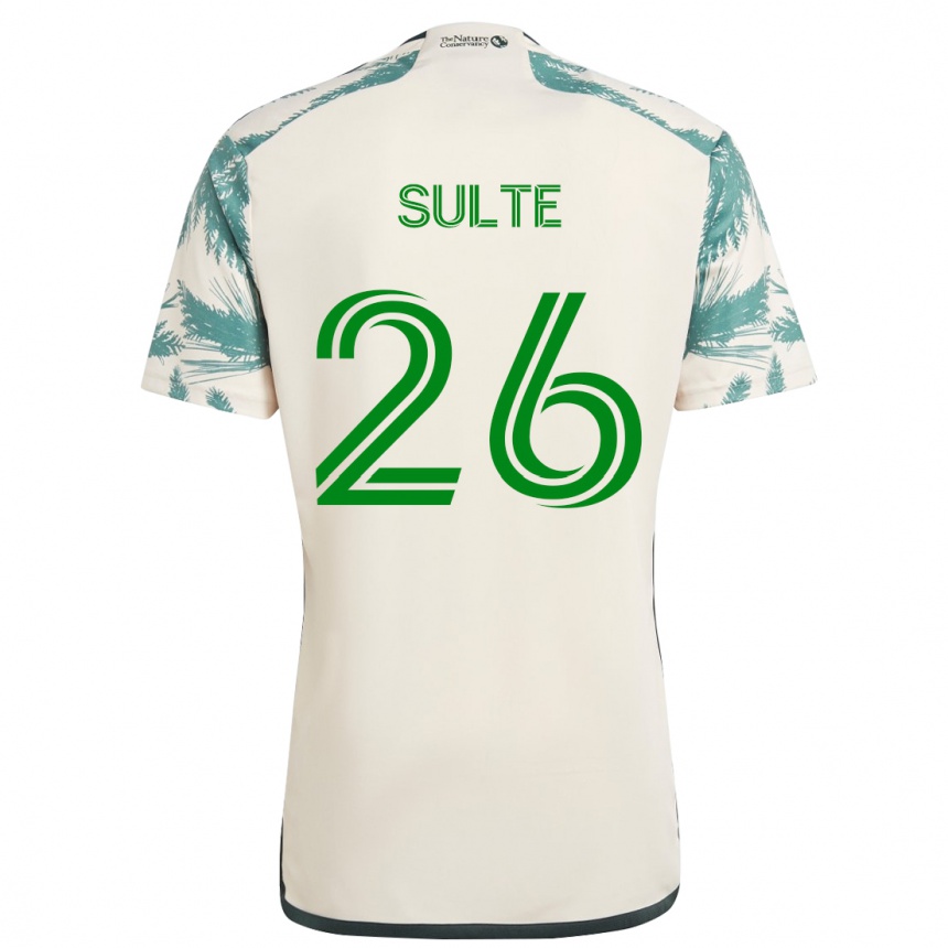 Vaikiškas Hunter Sulte #26 Smėlio Ruda Išvykos Marškinėliai 2024/25 T-Shirt