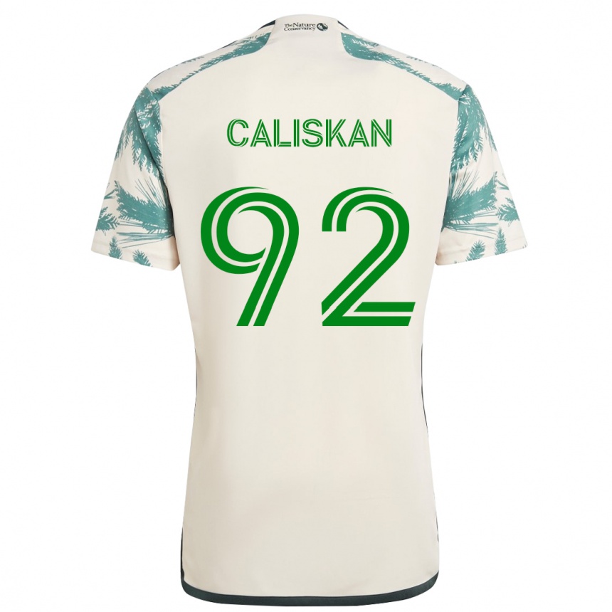 Vaikiškas Noel Caliskan #92 Smėlio Ruda Išvykos Marškinėliai 2024/25 T-Shirt