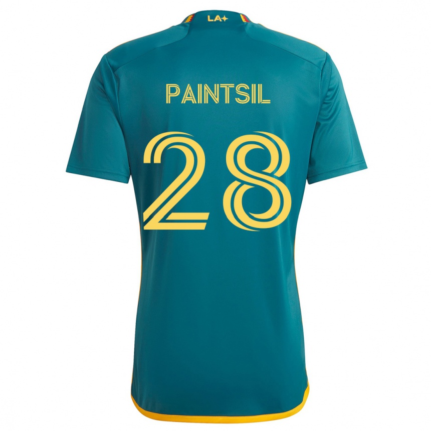 Vaikiškas Joseph Paintsil #28 Žalia Geltona Išvykos Marškinėliai 2024/25 T-Shirt