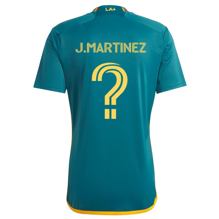 Vaikiškas Juan Martinez #0 Žalia Geltona Išvykos Marškinėliai 2024/25 T-Shirt