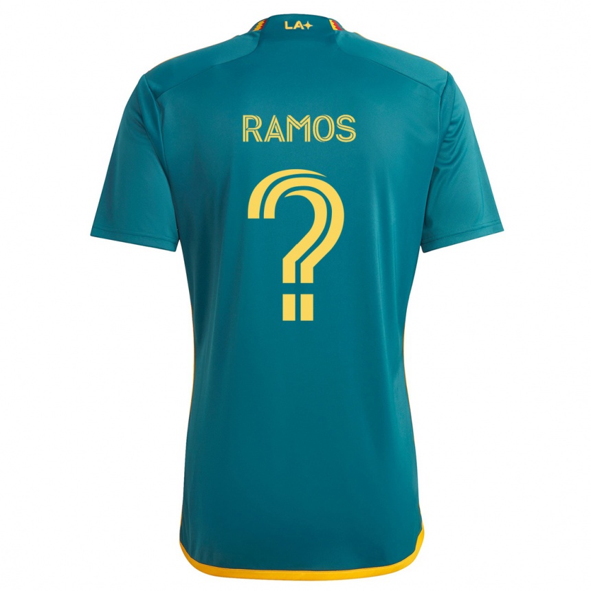 Vaikiškas Rubén Ramos #0 Žalia Geltona Išvykos Marškinėliai 2024/25 T-Shirt