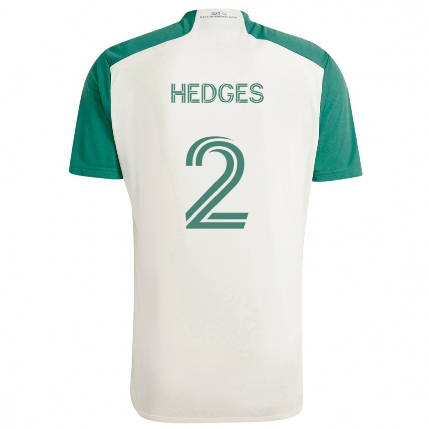 Vaikiškas Matt Hedges #2 Įdegio Spalvos Žalia Išvykos Marškinėliai 2024/25 T-Shirt