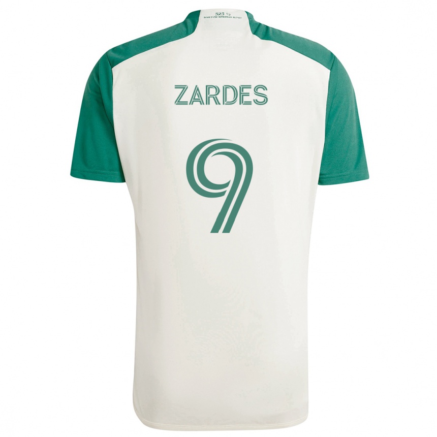 Vaikiškas Gyasi Zardes #9 Įdegio Spalvos Žalia Išvykos Marškinėliai 2024/25 T-Shirt