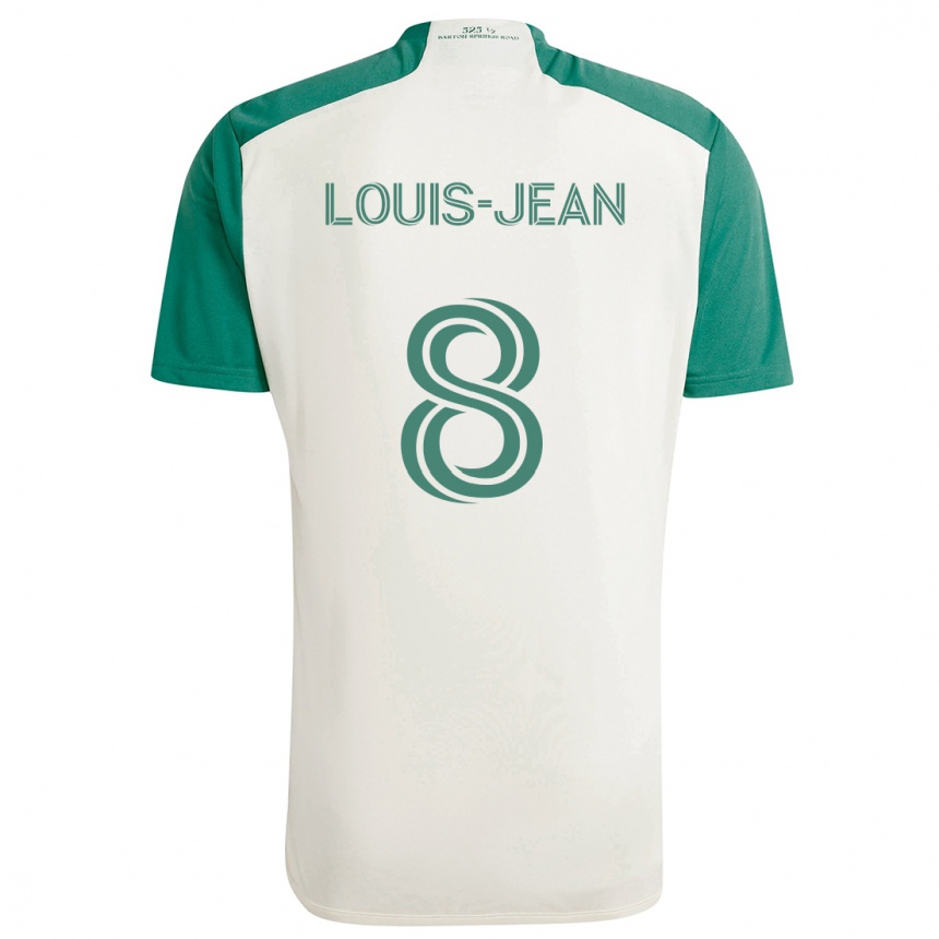 Vaikiškas Steeve Louis-Jean #8 Įdegio Spalvos Žalia Išvykos Marškinėliai 2024/25 T-Shirt