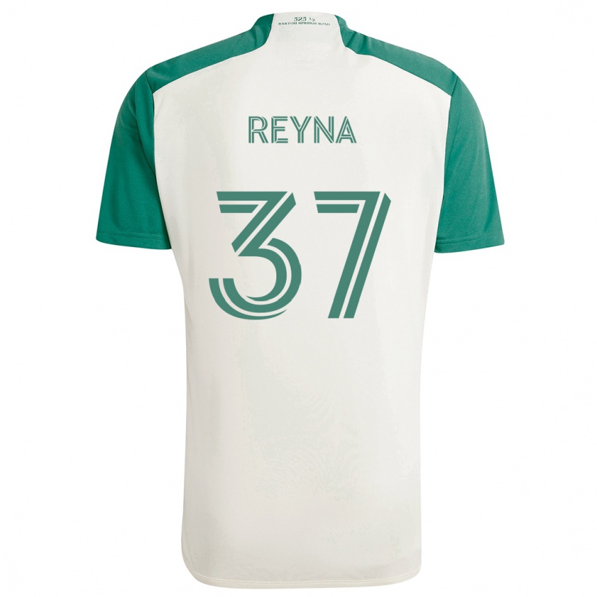 Vaikiškas Joah Reyna #37 Įdegio Spalvos Žalia Išvykos Marškinėliai 2024/25 T-Shirt