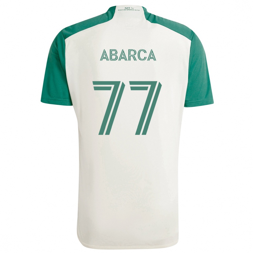 Vaikiškas Diego Abarca #77 Įdegio Spalvos Žalia Išvykos Marškinėliai 2024/25 T-Shirt