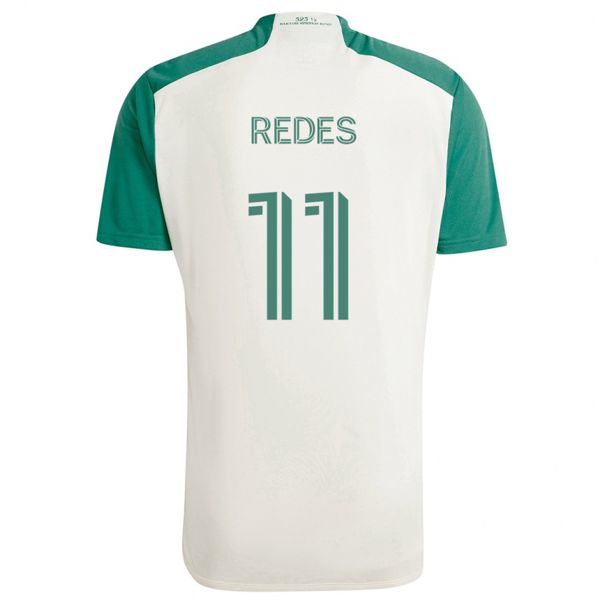 Vaikiškas Rodney Redes #11 Įdegio Spalvos Žalia Išvykos Marškinėliai 2024/25 T-Shirt