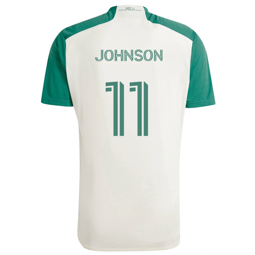 Vaikiškas Emmanuel Johnson #11 Įdegio Spalvos Žalia Išvykos Marškinėliai 2024/25 T-Shirt