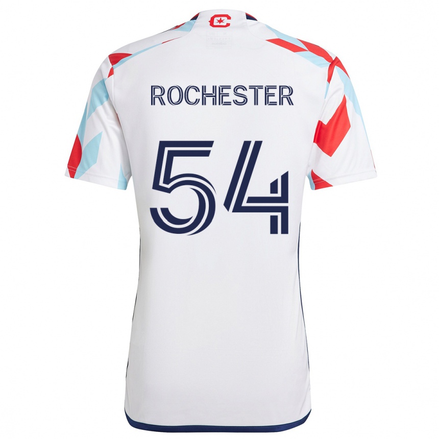 Vaikiškas Lamonth Rochester #54 Balta Raudona Mėlyna Išvykos Marškinėliai 2024/25 T-Shirt