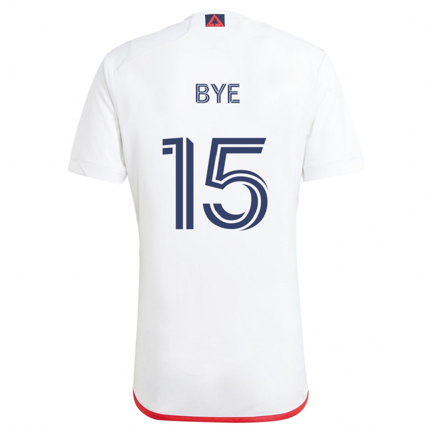 Vaikiškas Brandon Bye #15 Balta Raudona Išvykos Marškinėliai 2024/25 T-Shirt