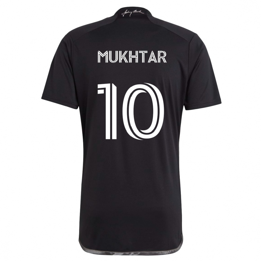 Vaikiškas Hany Mukhtar #10 Juoda Išvykos Marškinėliai 2024/25 T-Shirt