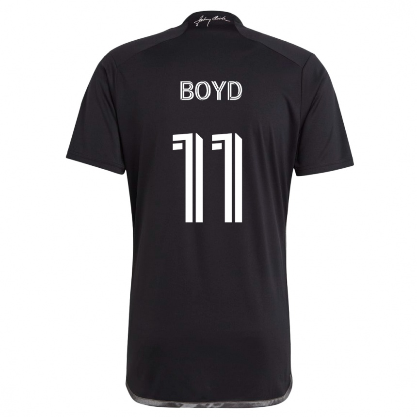 Vaikiškas Tyler Boyd #11 Juoda Išvykos Marškinėliai 2024/25 T-Shirt