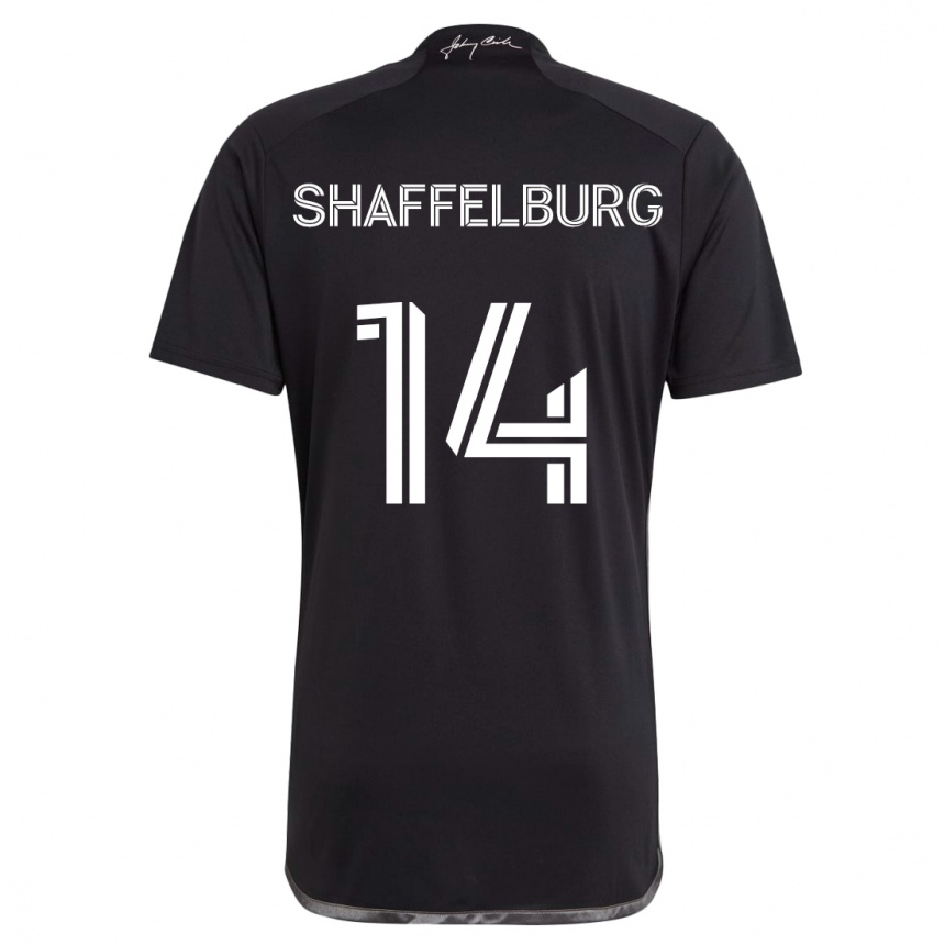 Vaikiškas Jacob Shaffelburg #14 Juoda Išvykos Marškinėliai 2024/25 T-Shirt